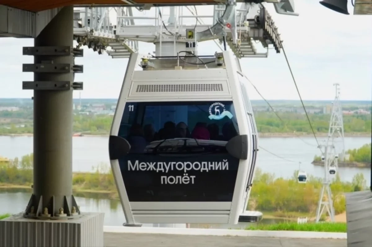 Канатную дорогу «Нижний Новгород – Бор» закроют на ремонт с 14 марта