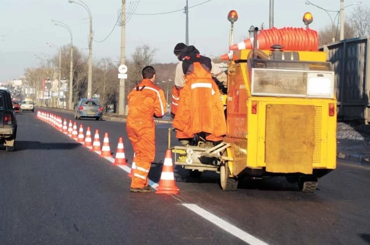 Разметку обновят на 450 улицах Нижнего Новгорода