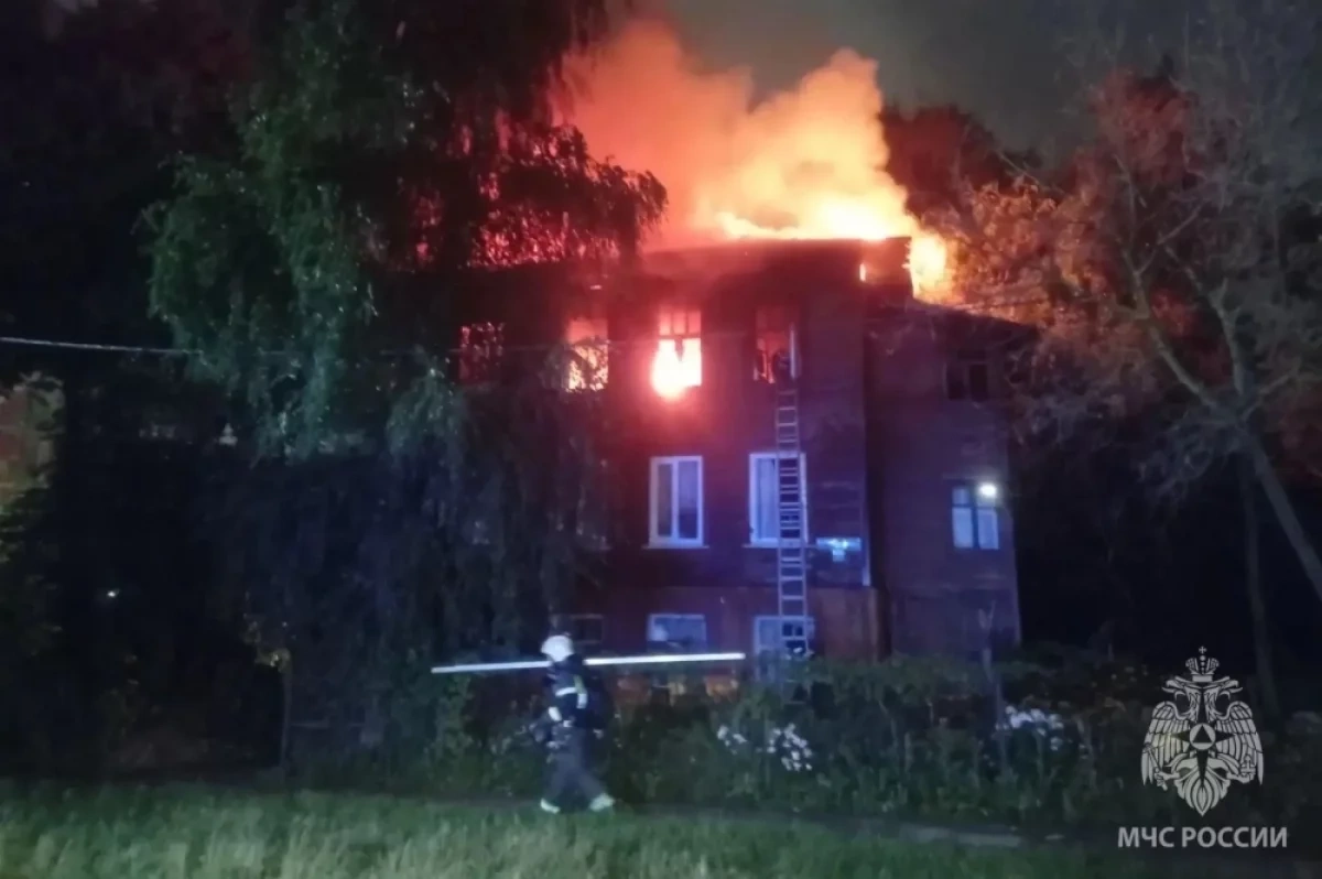 Женщина погибла при пожаре в жилом доме в Нижнем Новгороде
