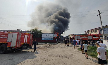 В городе Бор Нижегородской области произошёл пожар