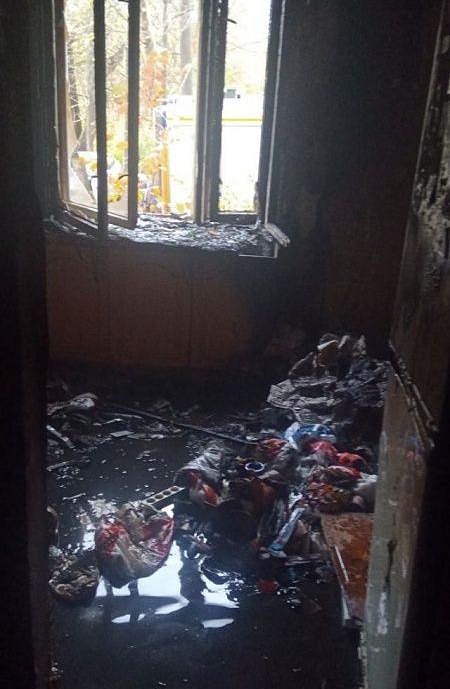 На улице Мечникова произошло возгорание в жилом доме